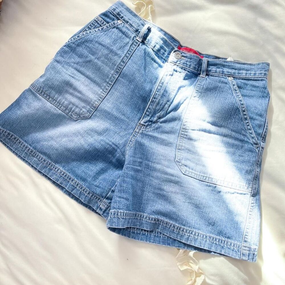 gloria vanderbilt y2k vintage‎ mom jean shorts womens 29"